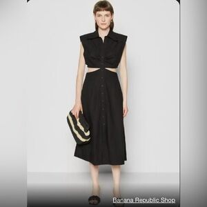 Banana Republic Cut Out Midi Dress